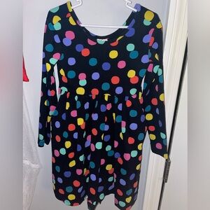 Hanna Andersson skater dress size 5 polka dots